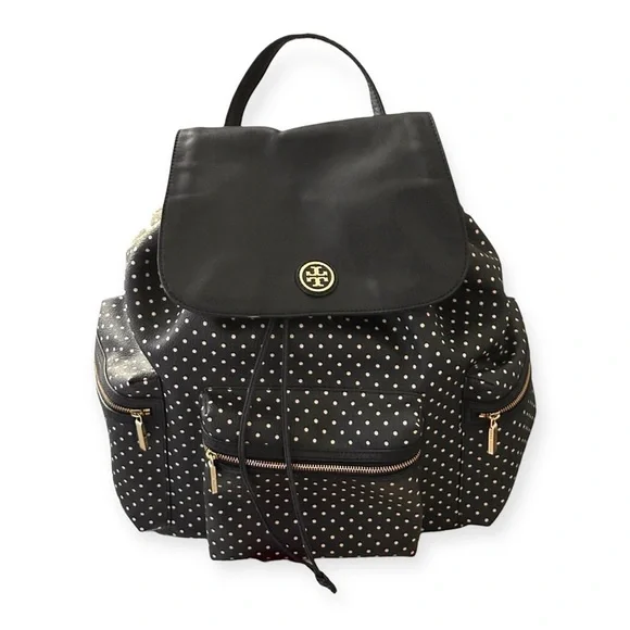Tory Burch Kerrington Polka Dot Backpack Bag NWOT - Picture 3 of 11